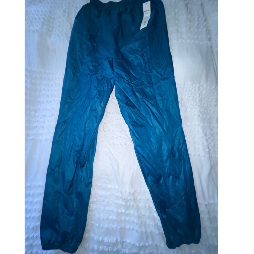 BODYWRAPPERS turquoise “trash bag” dance pants
